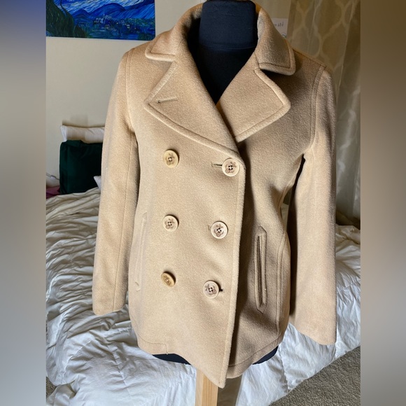 L.L. Bean Jackets & Blazers - Ll Bean Camel Color 100% Wool Jacket -NWOT